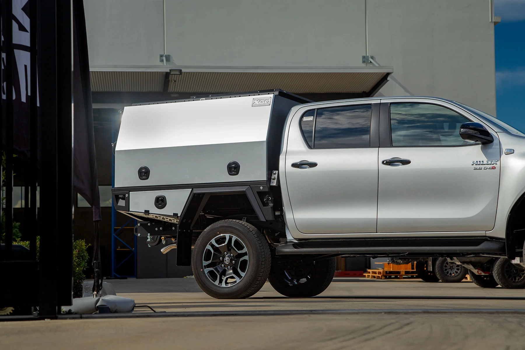 metallic hilux double cab ute canopy